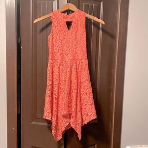 Pink sleeveless dress